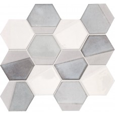 Мозаика mosaico esagona dek grey MEKG 34,5x29,8 Мозаика mosaico esagona dek grey MEKG 34,5x29,8