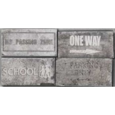 Плитка 10*20 Road Signs Mix Wall Street
