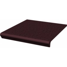 Natural Brown ступень прямая с капиносом структурная 30х33х1,1