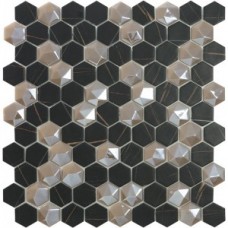 Мозаика 31,5*31,5 Sahara Mix Coffee Hex